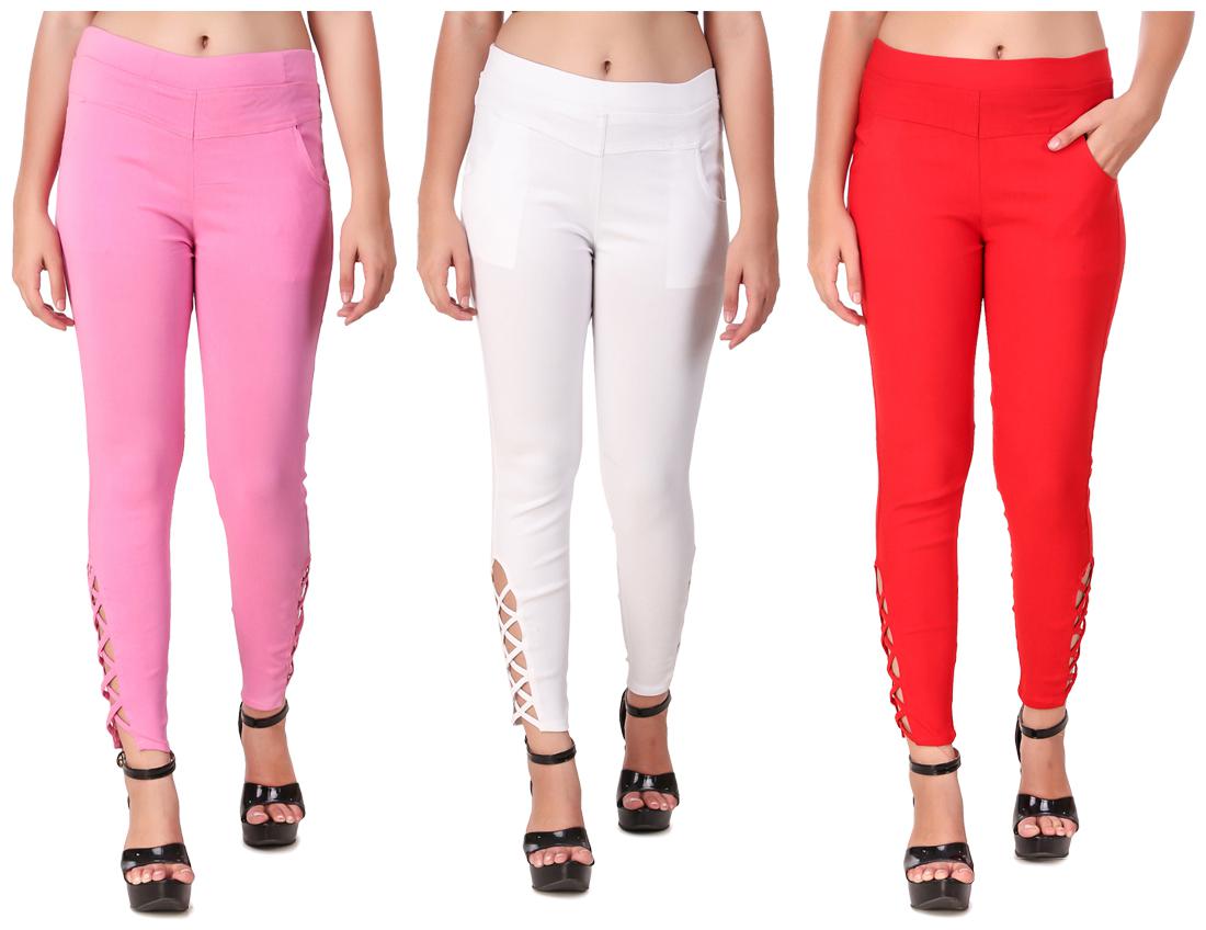 

Krishty Trading Women Multi Skinny fit Jegging