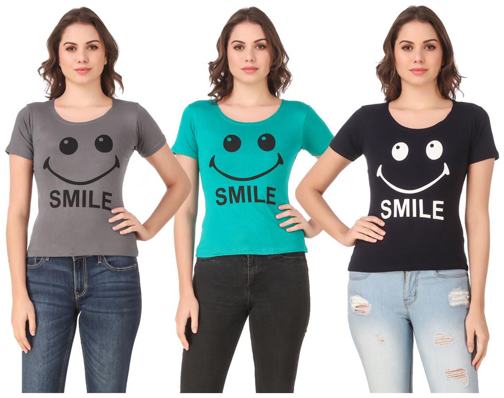 

Krishty Trading Lycra Casual Regular T Shirt Multi