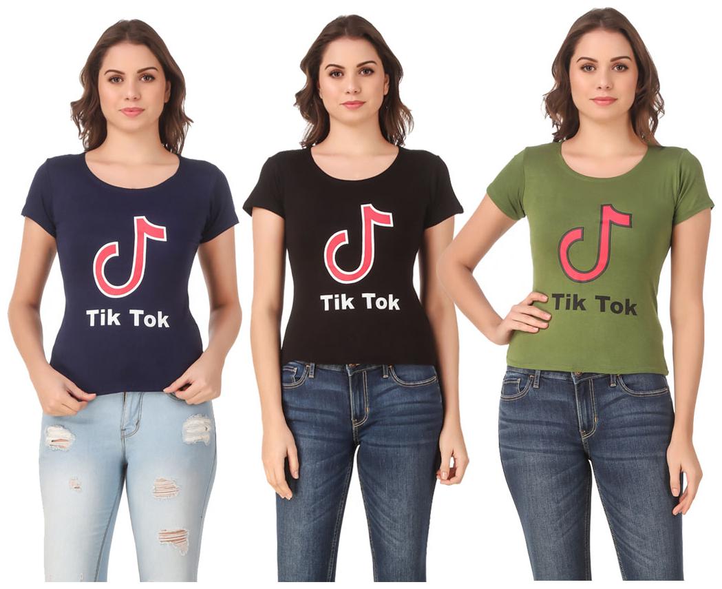 

Krishty Trading Lycra Casual Regular T Shirt Multi