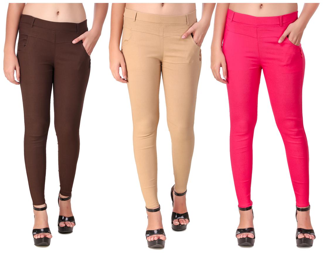 

Krishty Trading Women Multi Skinny fit Jegging
