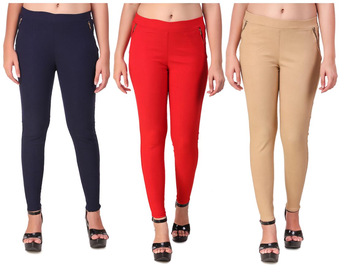 

Krishty Trading Women Multi Skinny fit Jegging