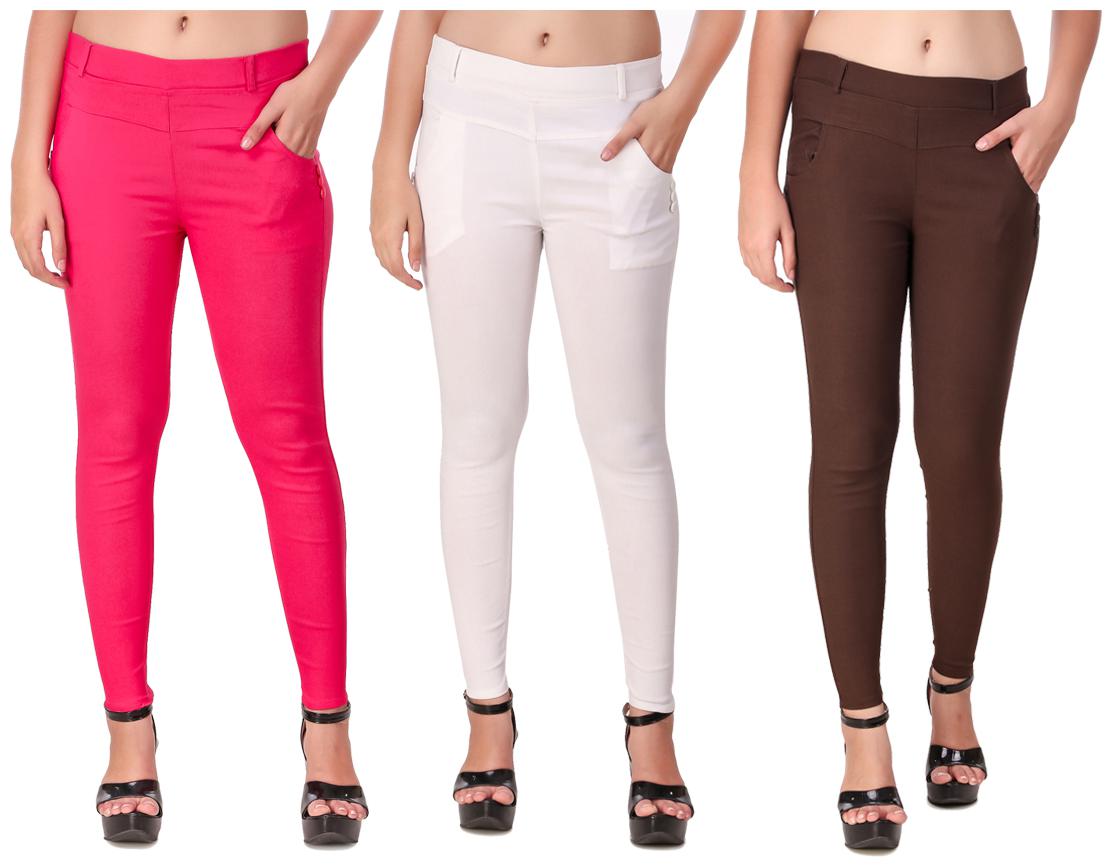 

Krishty Trading Women Multi Skinny fit Jegging