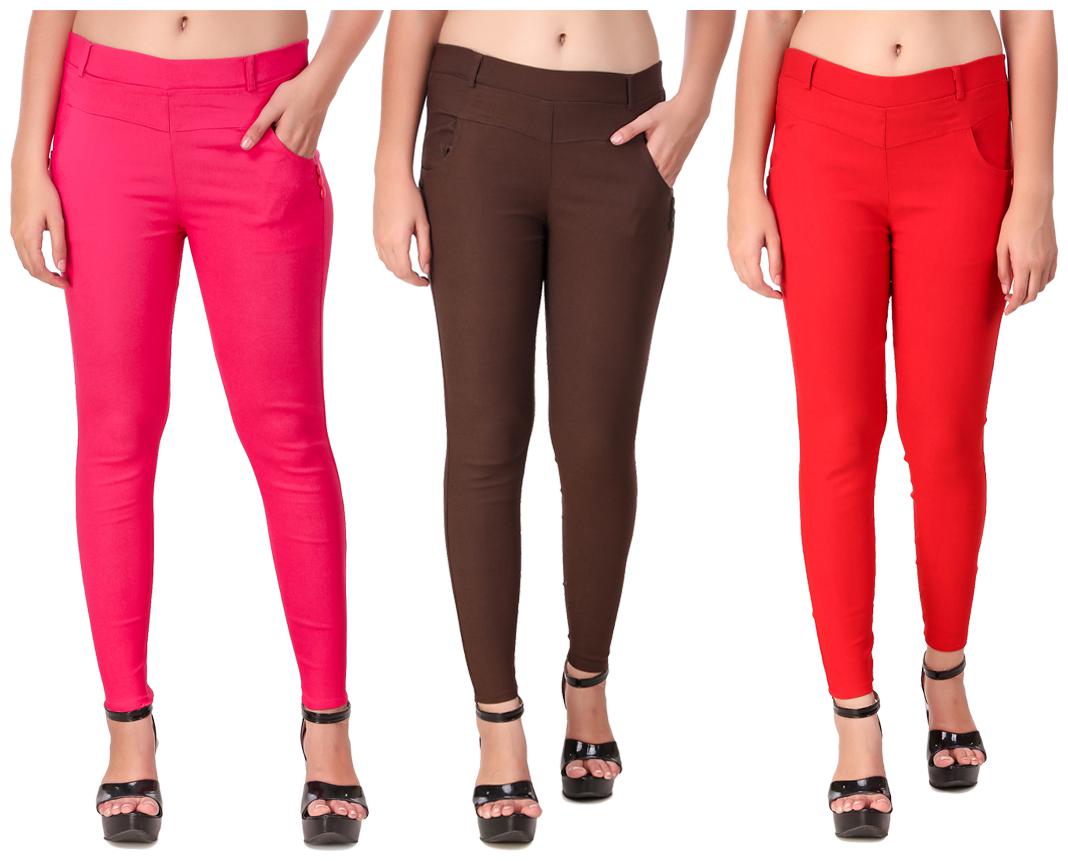 

Krishty Trading Women Multi Skinny fit Jegging