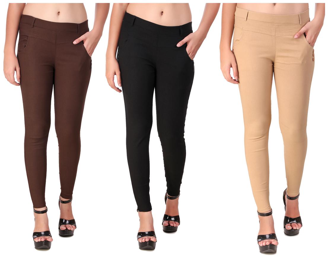 

Krishty Trading Women Multi Skinny fit Jegging