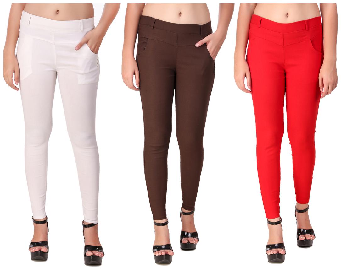 

Krishty Trading Women Multi Skinny fit Jegging