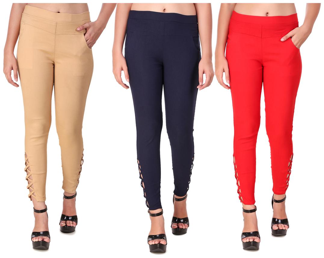 

Krishty Trading Women Multi Skinny fit Jegging