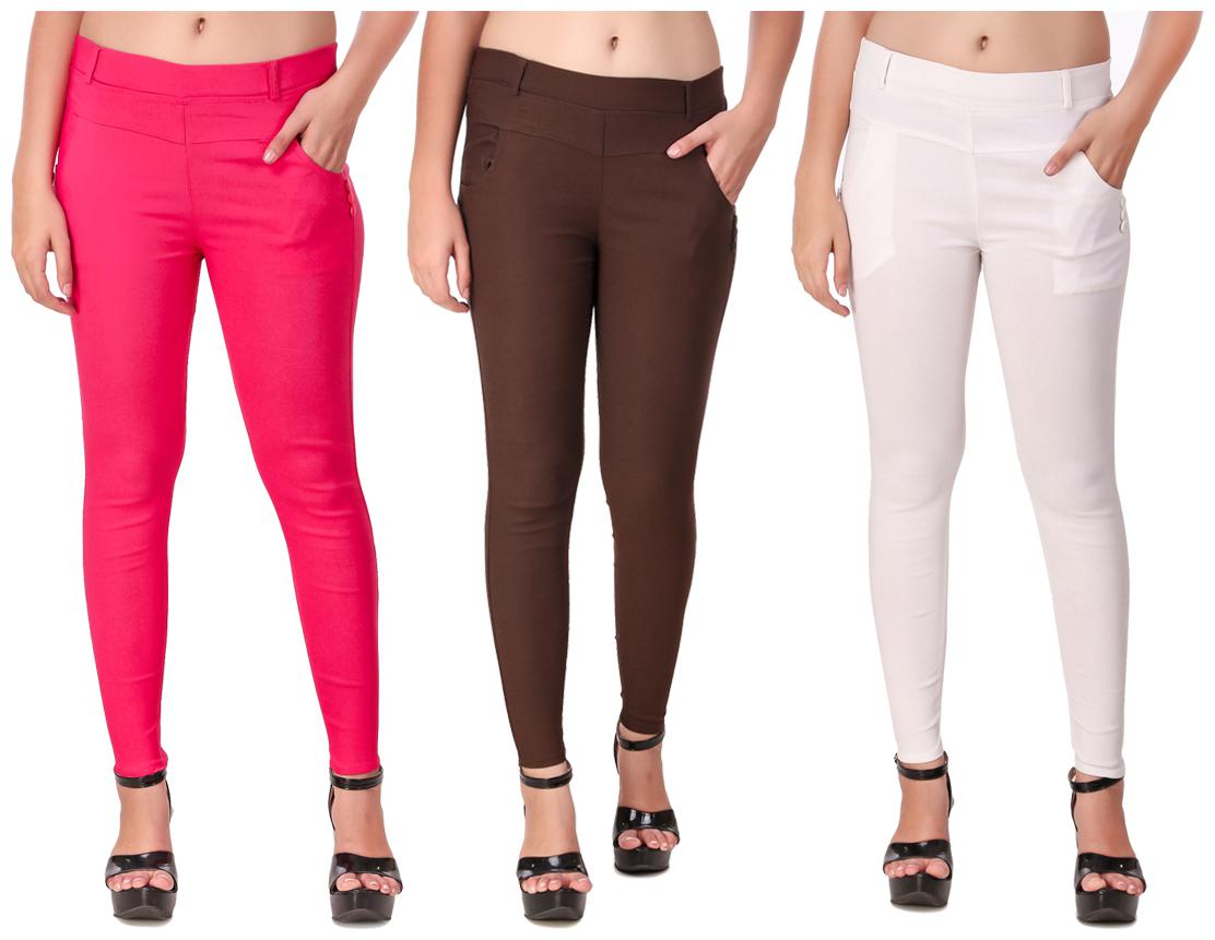 

Krishty Trading Women Multi Skinny fit Jegging