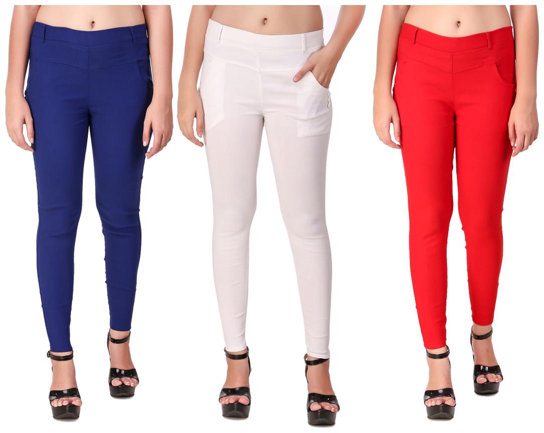 

Krishty Trading Women Multi Skinny fit Jegging