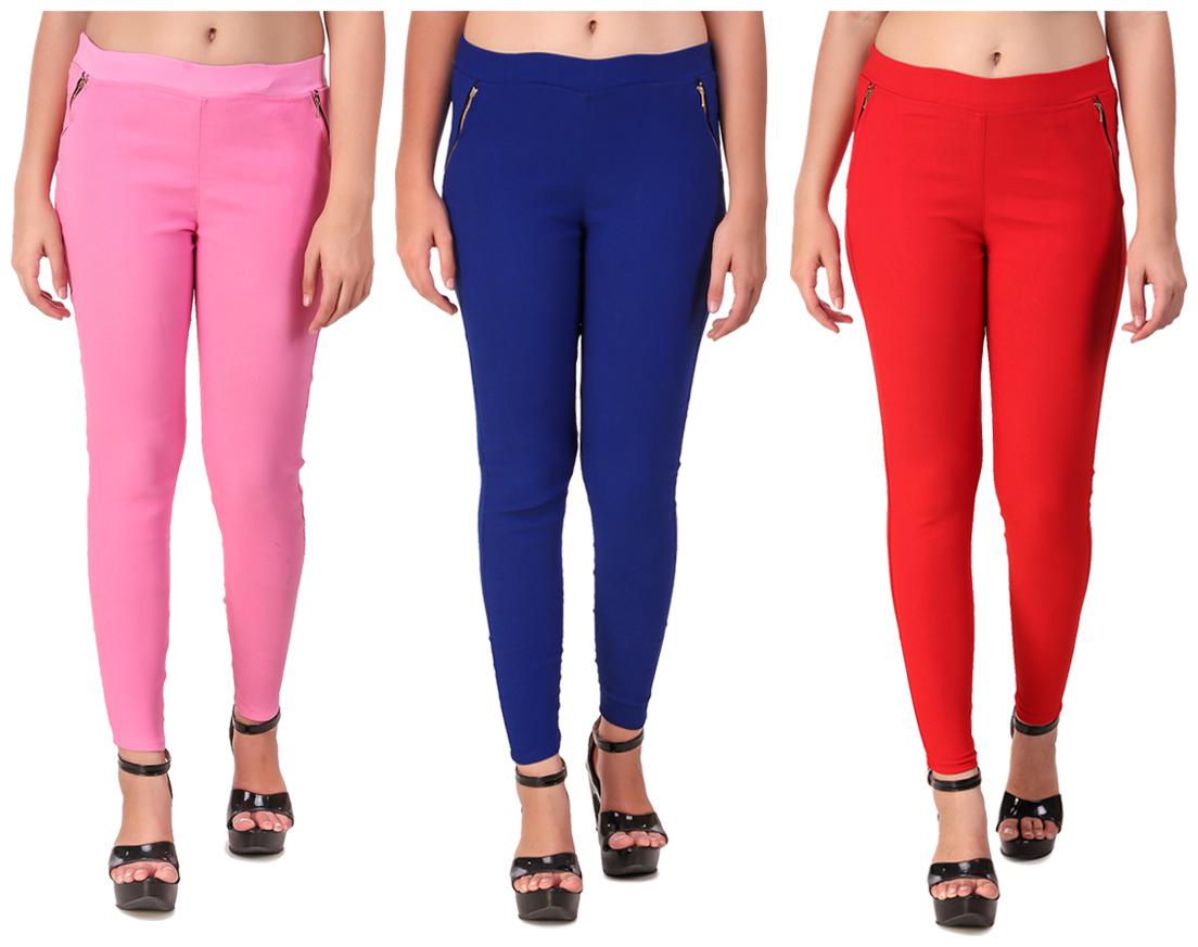 

Krishty Trading Women Multi Skinny fit Jegging