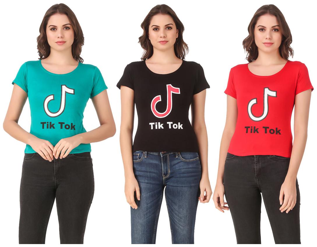 

Krishty Trading Lycra Casual Regular T Shirt Multi