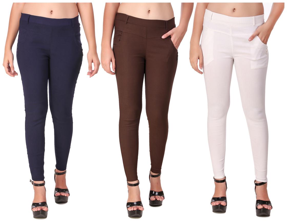 

Krishty Trading Women Multi Skinny fit Jegging