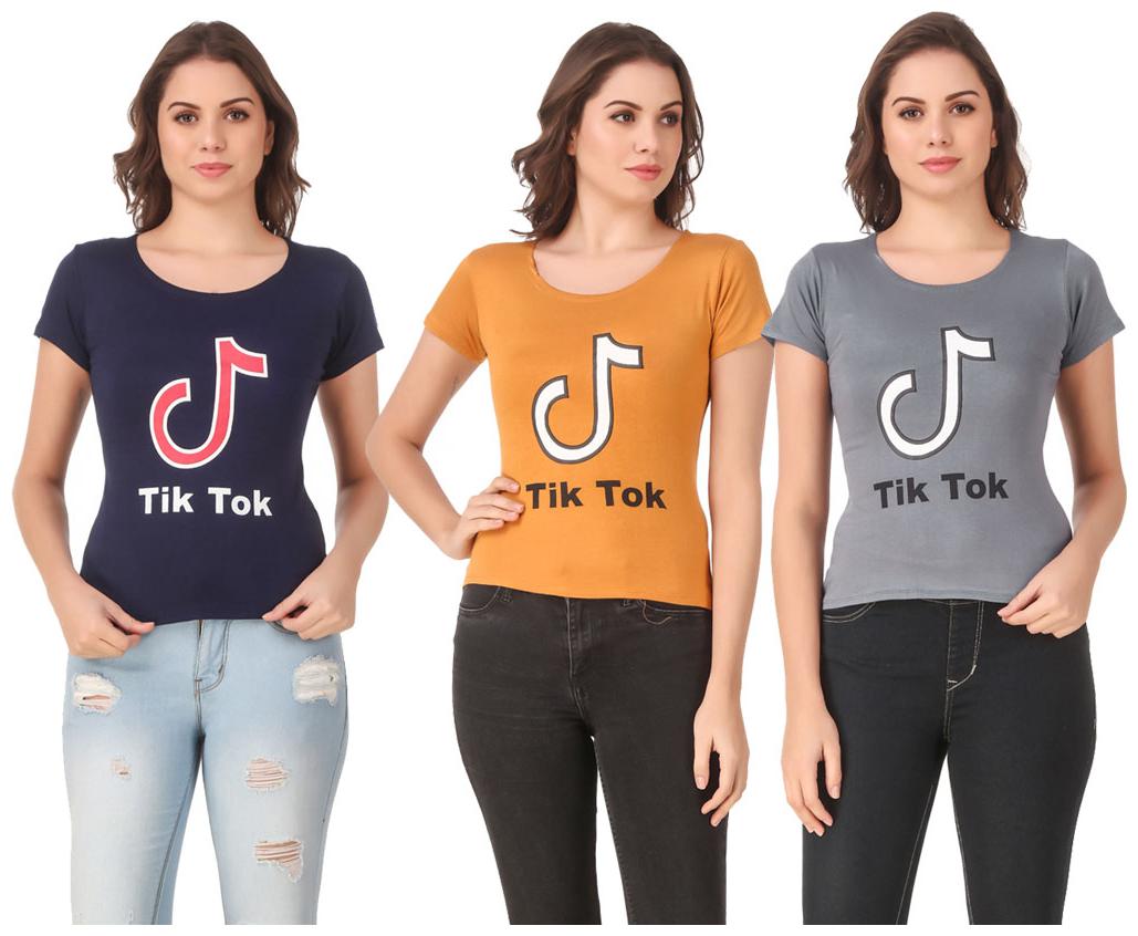 

Krishty Trading Lycra Casual Regular T Shirt Multi