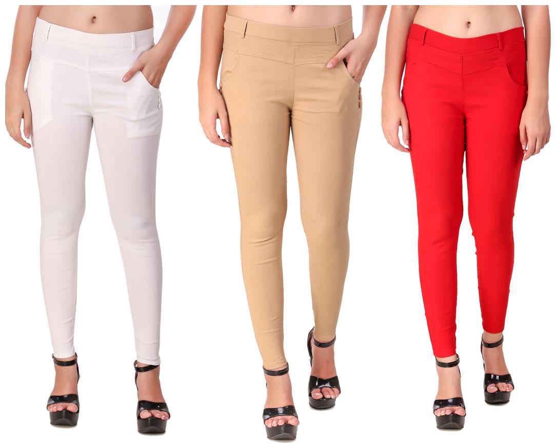 

Krishty Trading Women Multi Skinny fit Jegging