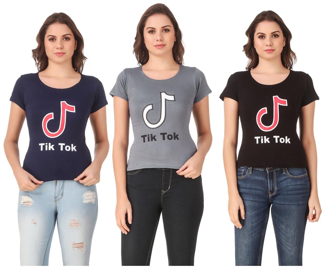 

Krishty Trading Lycra Casual Regular T Shirt Multi