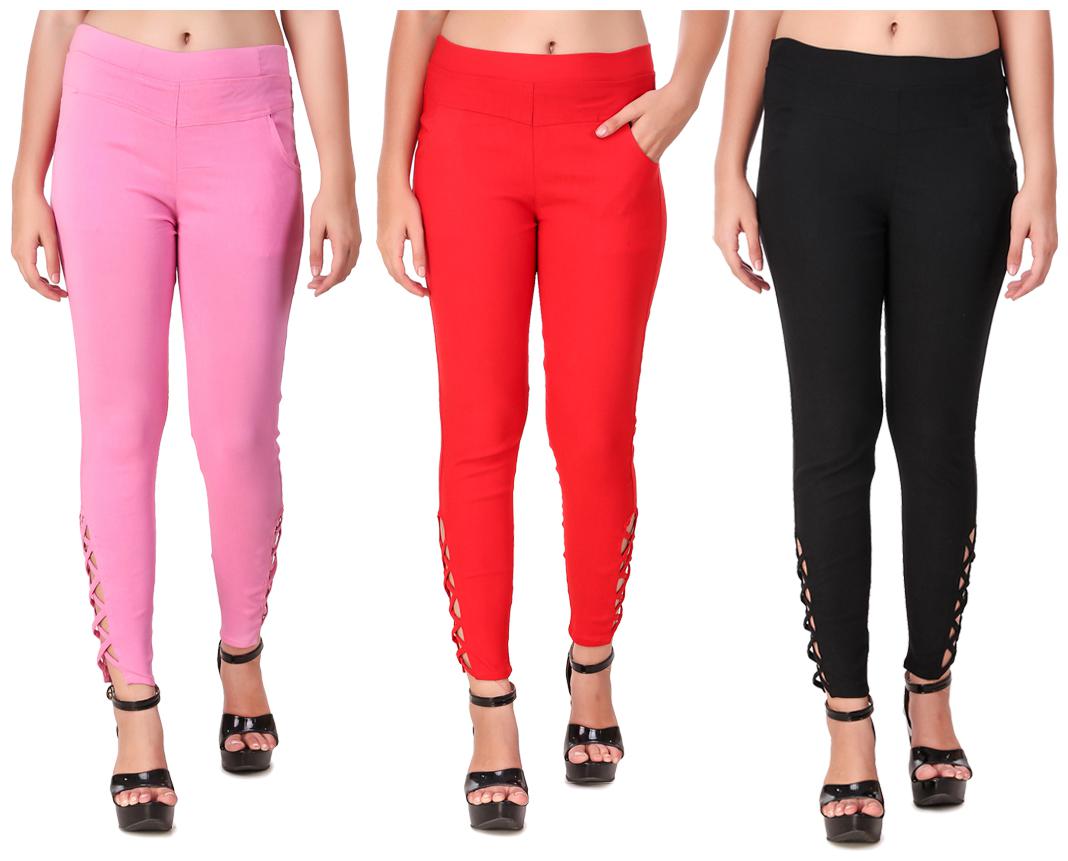 

Krishty Trading Women Multi Skinny fit Jegging