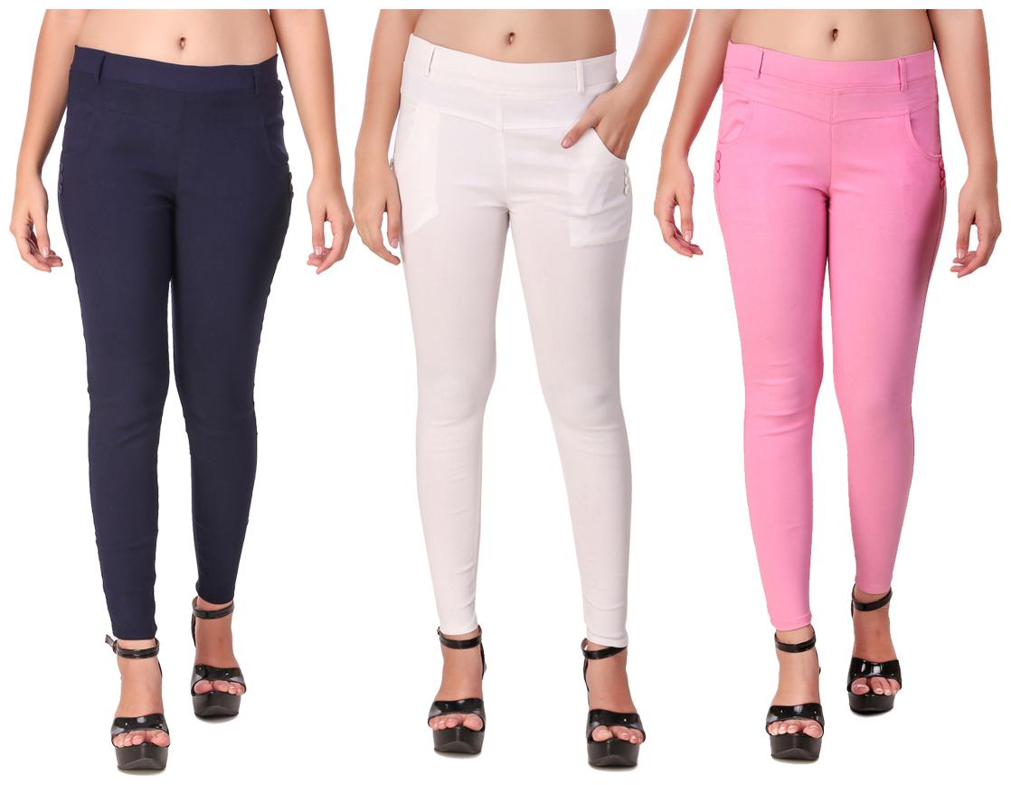 

Krishty Trading Women Multi Skinny fit Jegging