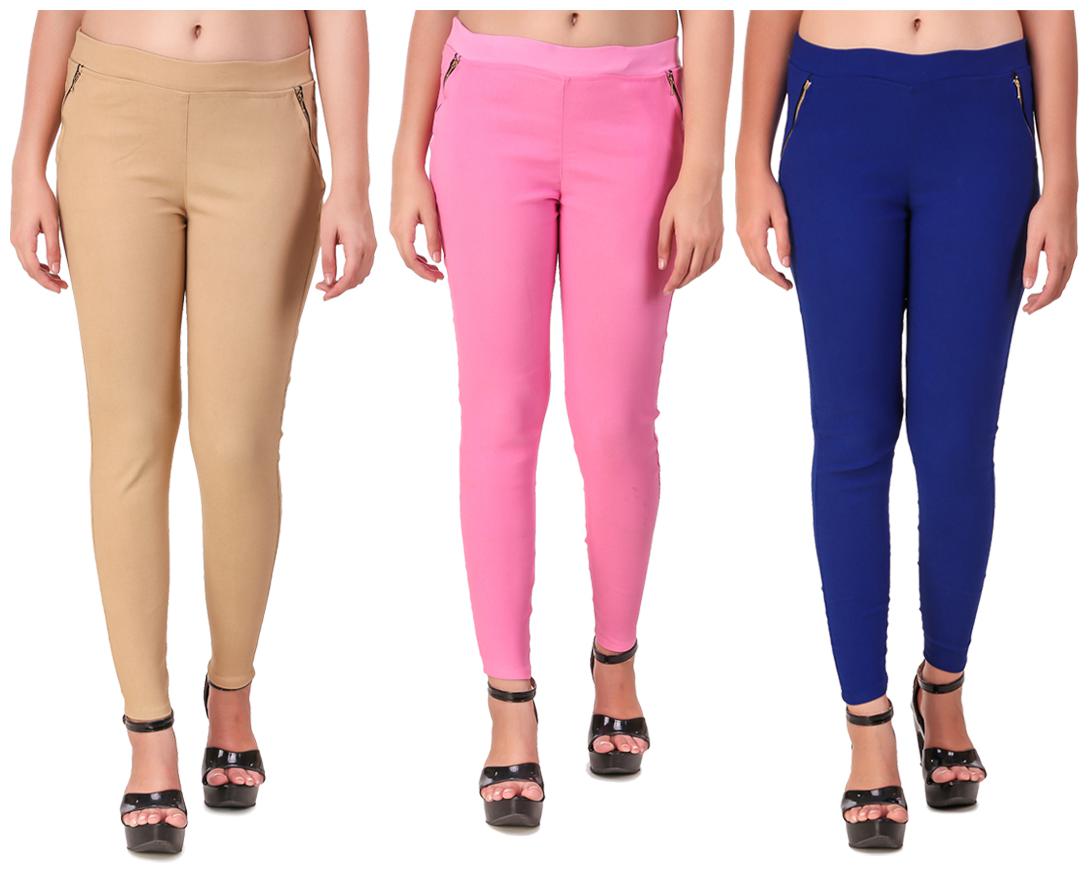 

Krishty Trading Women Multi Skinny fit Jegging