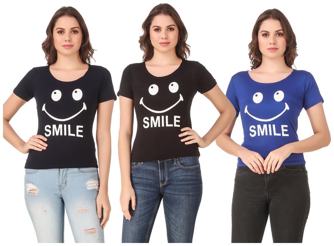 

Krishty Trading Lycra Casual Regular T Shirt Multi