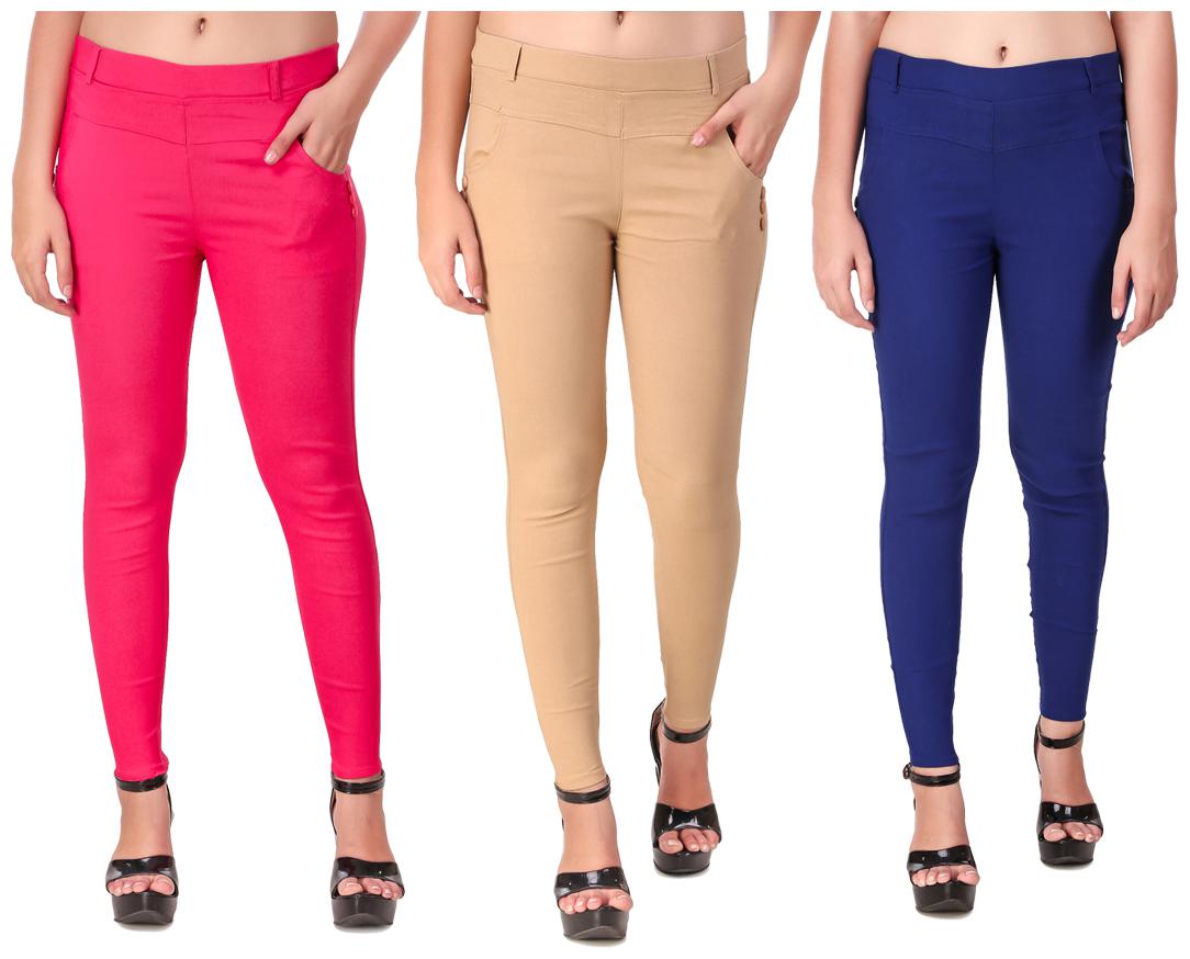 

Krishty Trading Women Multi Skinny fit Jegging