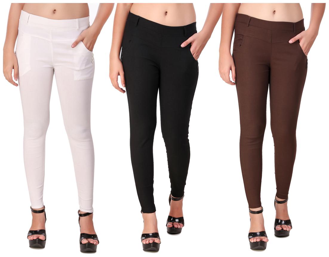 

Krishty Trading Women Multi Skinny fit Jegging
