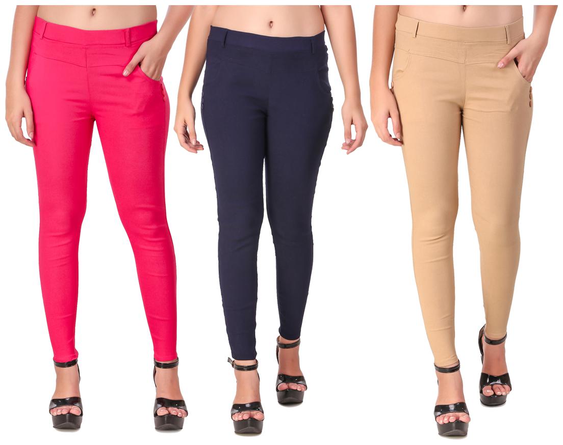 

Krishty Trading Women Multi Skinny fit Jegging