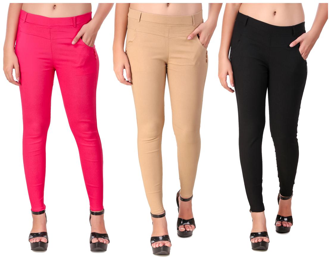 

Krishty Trading Women Multi Skinny fit Jegging