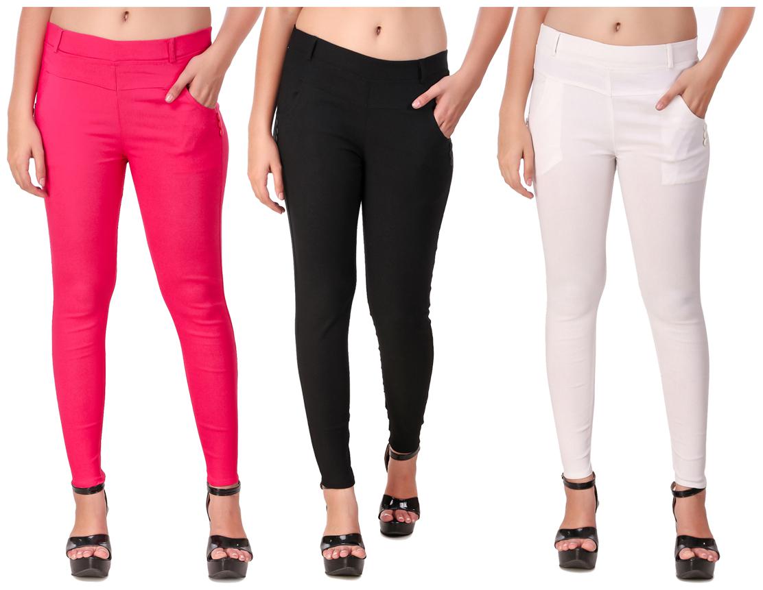 

Krishty Trading Women Multi Skinny fit Jegging