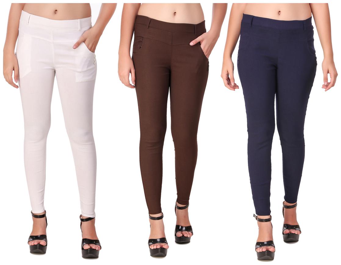 

Krishty Trading Women Multi Skinny fit Jegging