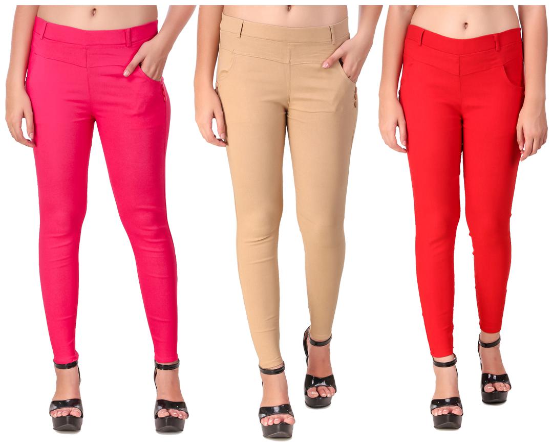 

Krishty Trading Women Multi Skinny fit Jegging