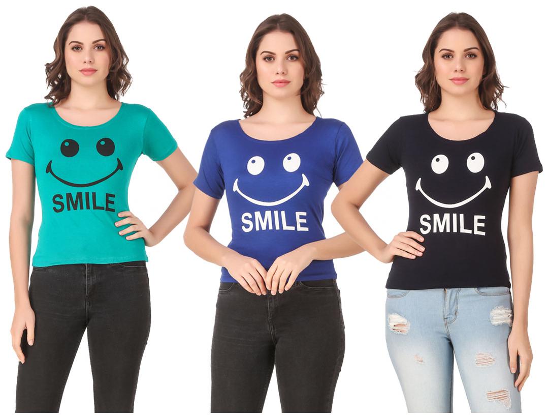 

Krishty Trading Lycra Casual Regular T Shirt Multi