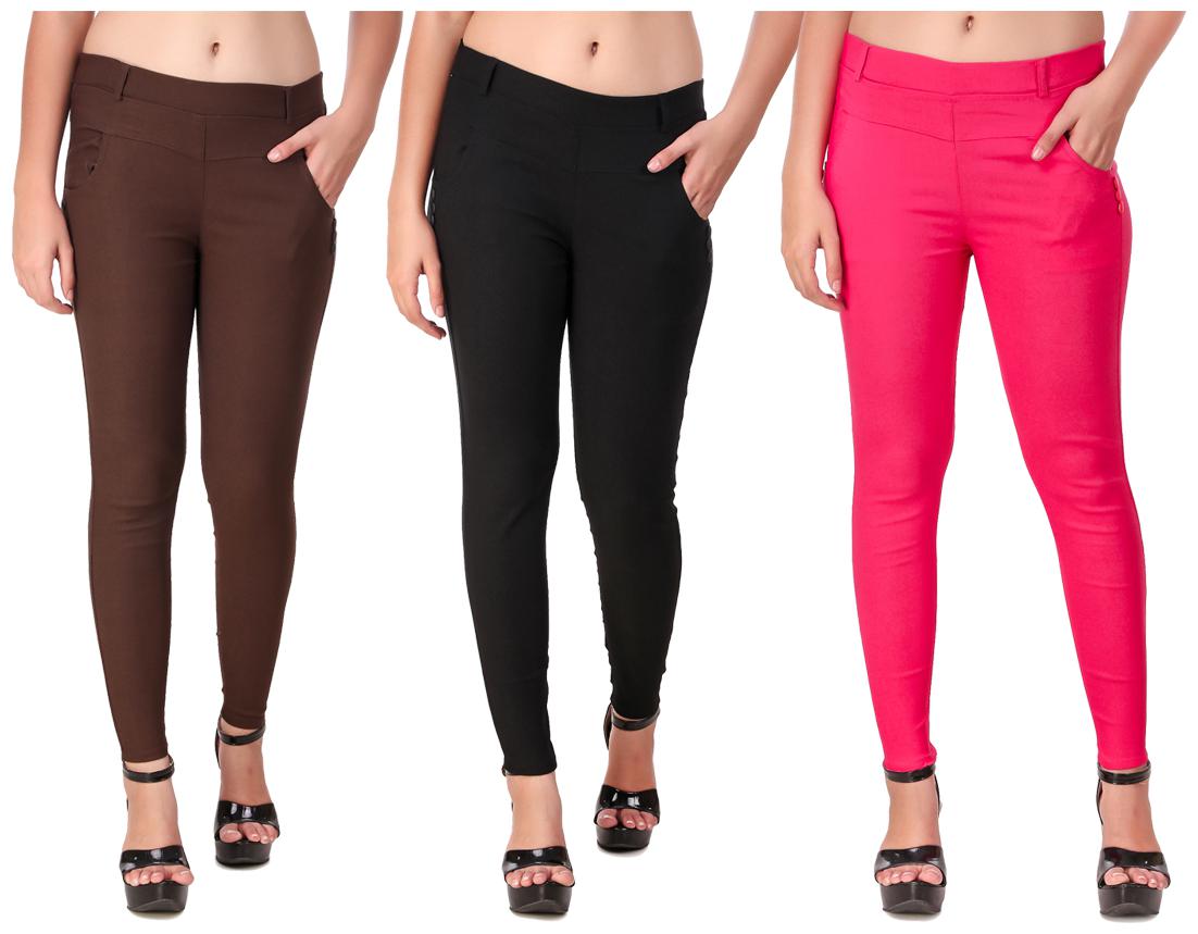 

Krishty Trading Women Multi Skinny fit Jegging