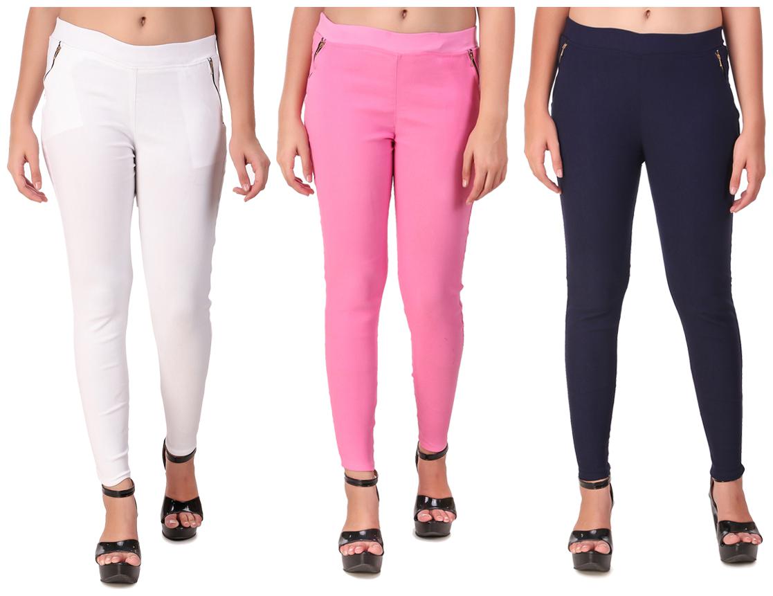 

Krishty Trading Women Multi Skinny fit Jegging