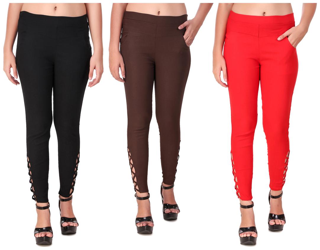 

Krishty Trading Women Multi Skinny fit Jegging