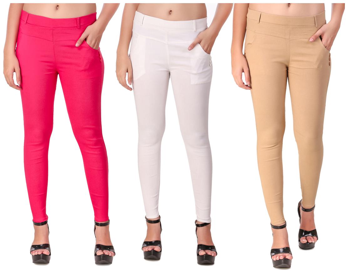 

Krishty Trading Women Multi Skinny fit Jegging