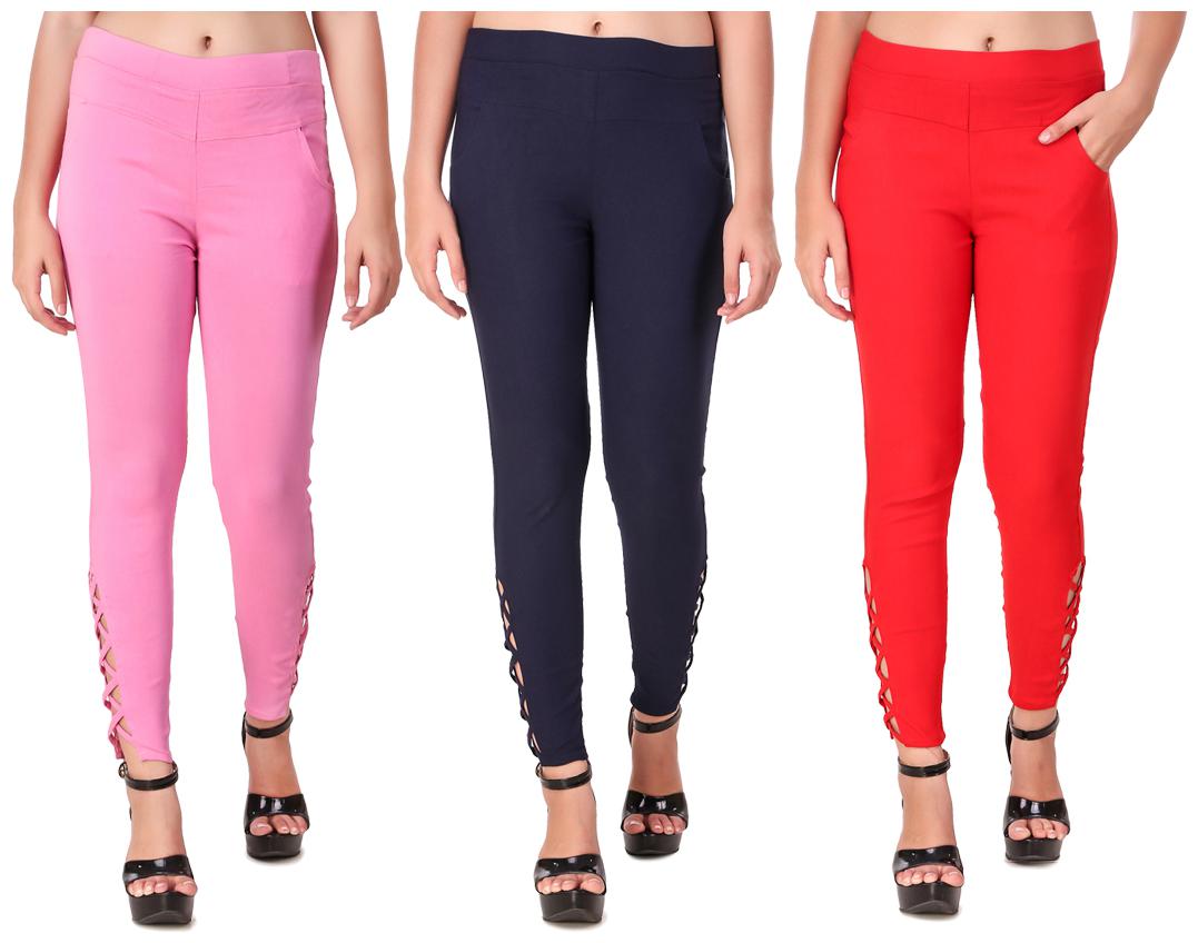 

Krishty Trading Women Multi Skinny fit Jegging