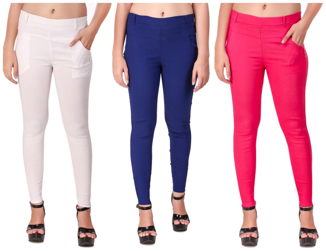 

Krishty Trading Women Multi Skinny fit Jegging