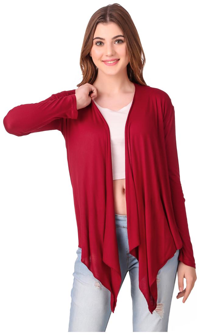 

Krishty Trading Women Shrug - Maroon