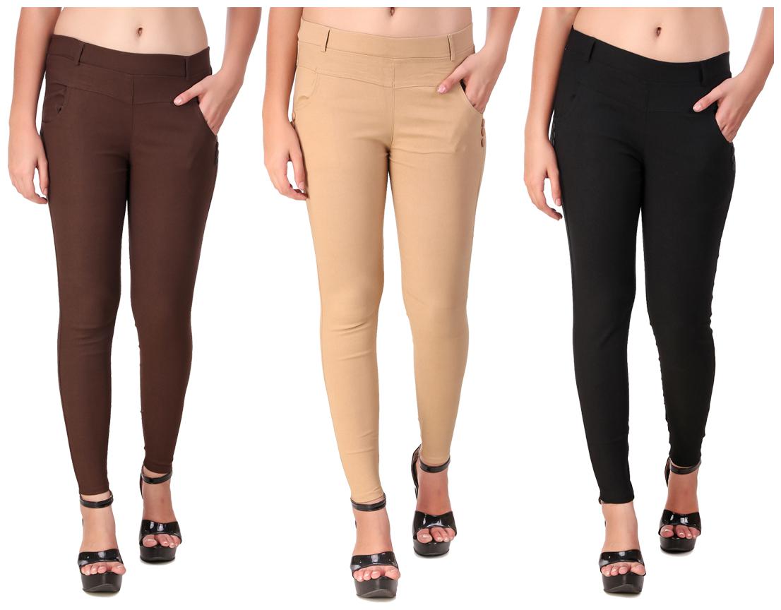 

Krishty Trading Women Multi Skinny fit Jegging