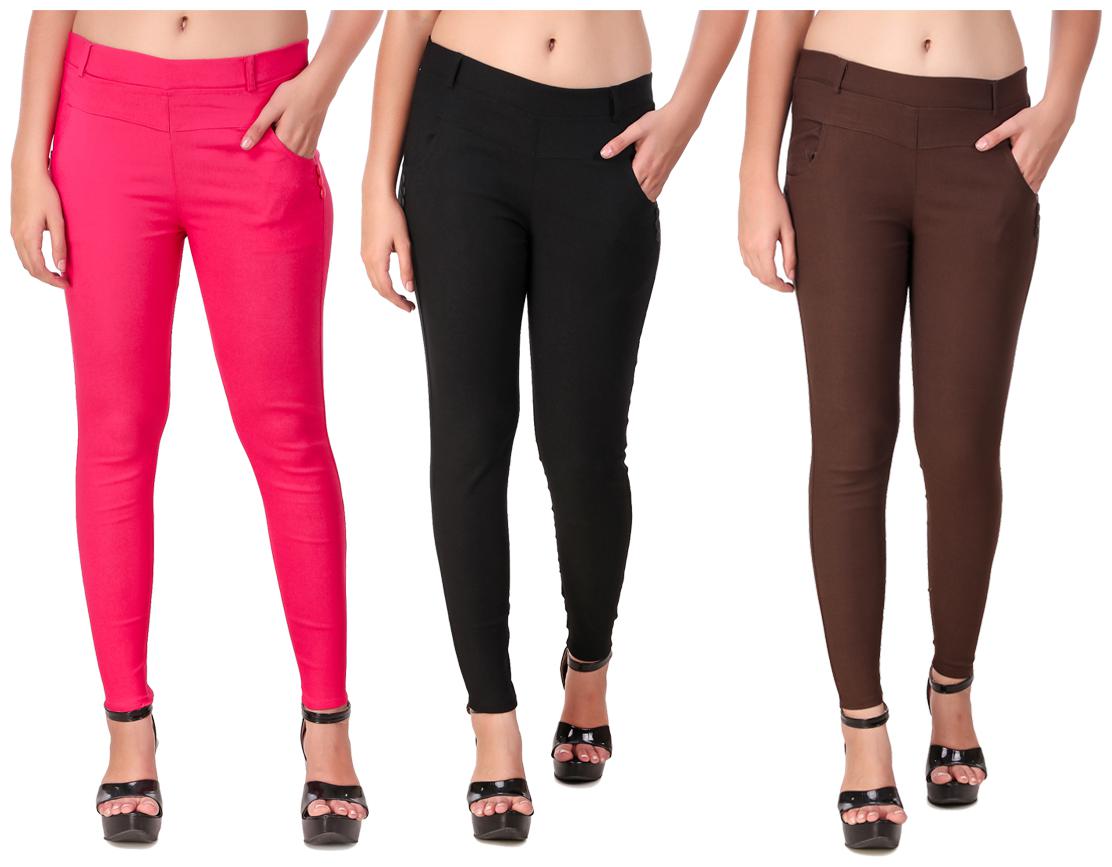 

Krishty Trading Women Multi Skinny fit Jegging