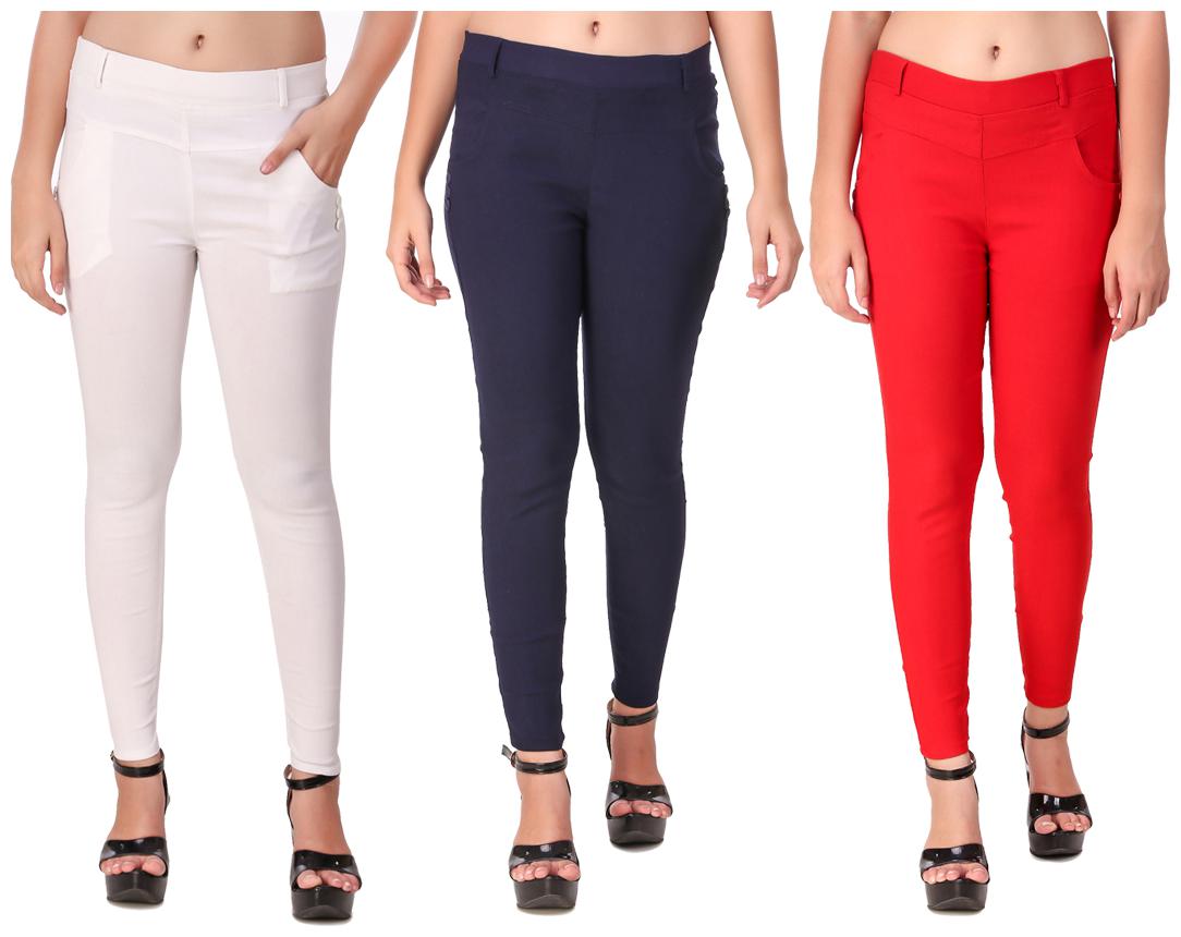 

Krishty Trading Women Multi Skinny fit Jegging