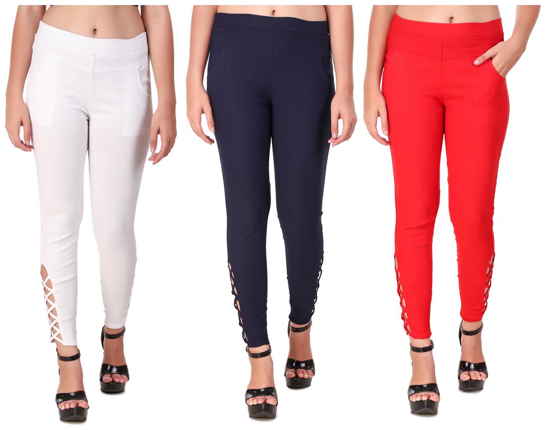 

Krishty Trading Women Multi Skinny fit Jegging