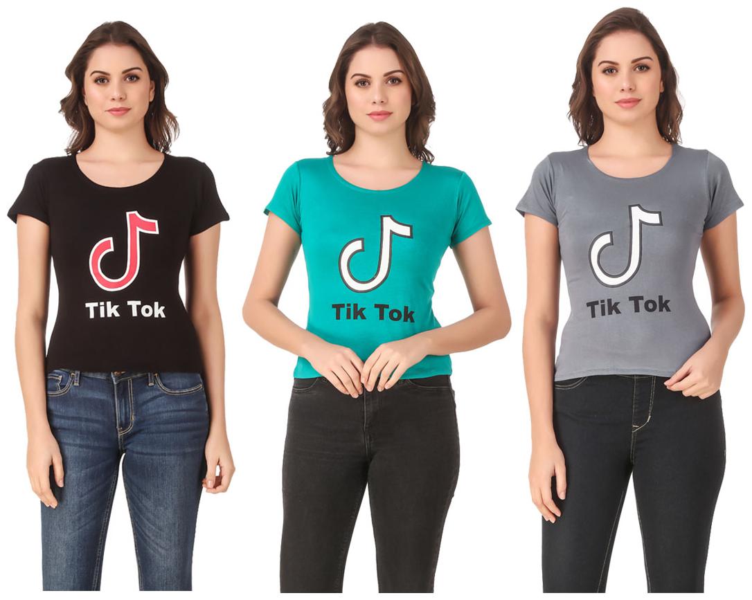 

Krishty Trading Lycra Casual Regular T Shirt Multi