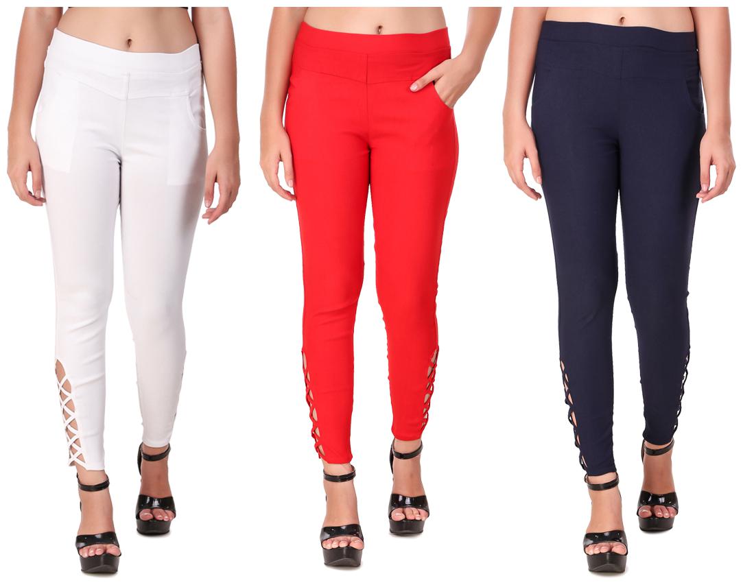 

Krishty Trading Women Multi Skinny fit Jegging