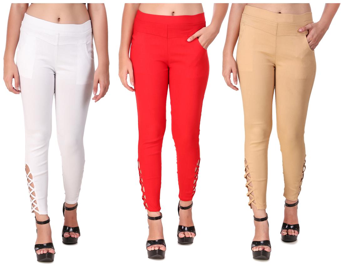 

Krishty Trading Women Multi Skinny fit Jegging