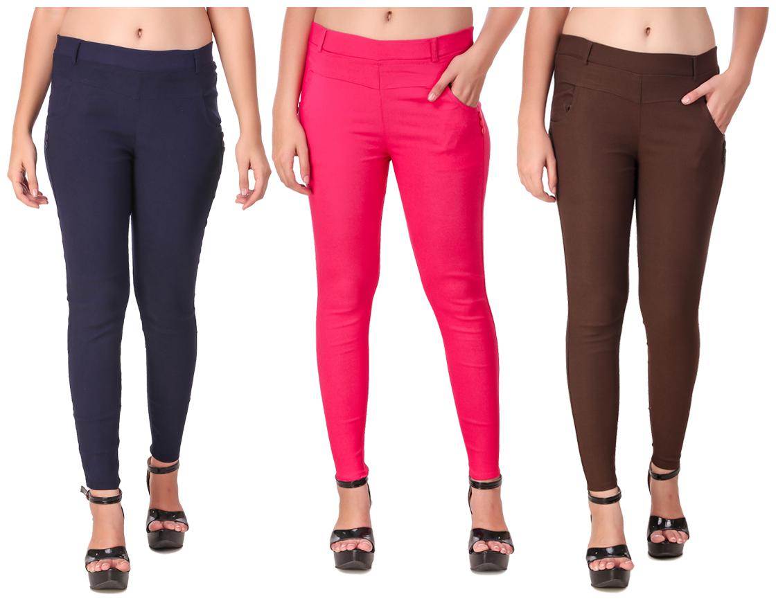 

Krishty Trading Women Multi Skinny fit Jegging