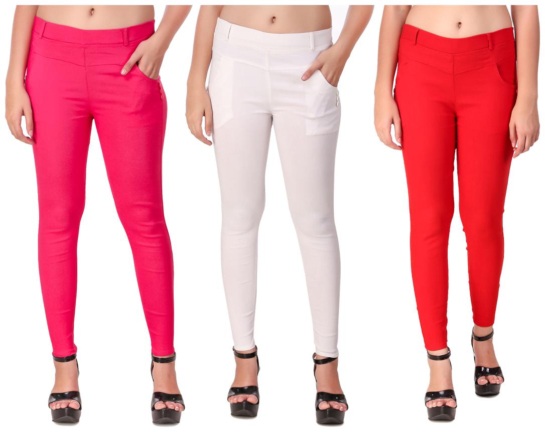 

Krishty Trading Women Multi Skinny fit Jegging