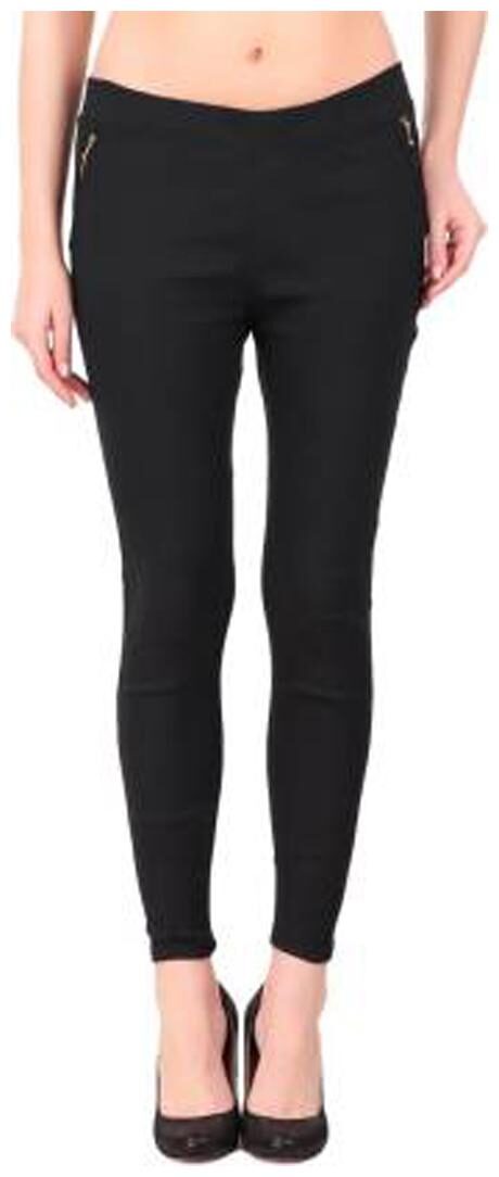 

Krishty Trading Women Black Skinny fit Jegging