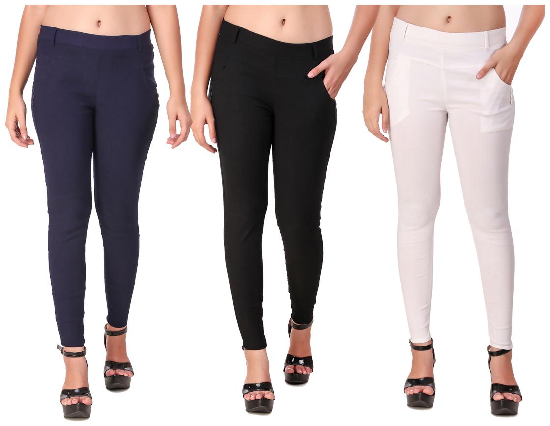 

Krishty Trading Women Multi Skinny fit Jegging