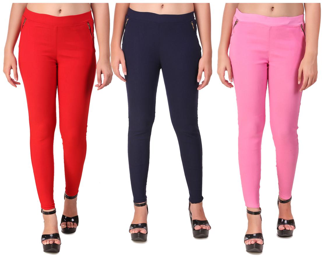 

Krishty Trading Women Multi Skinny fit Jegging