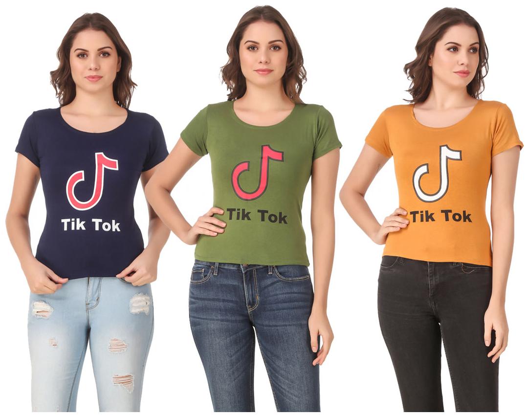 

Krishty Trading Lycra Casual Regular T Shirt Multi